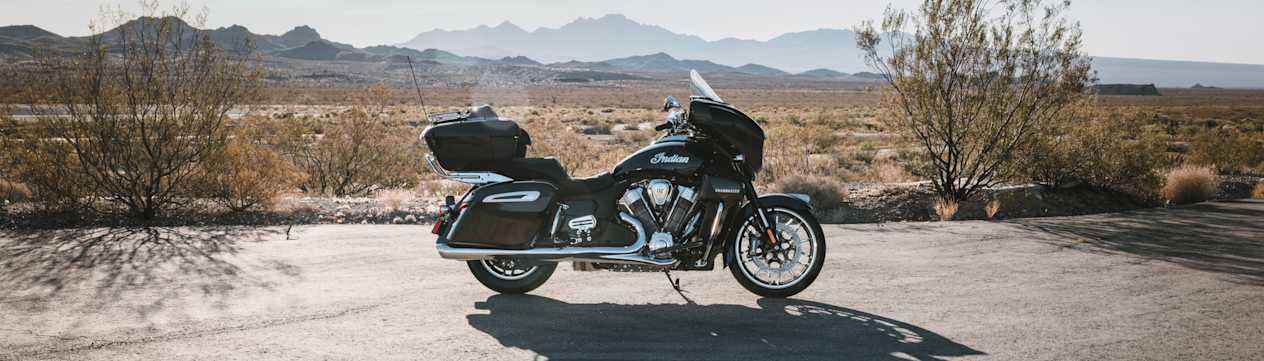 Indian Roadmaster Powerplus Limited 2025 : profil droit statique