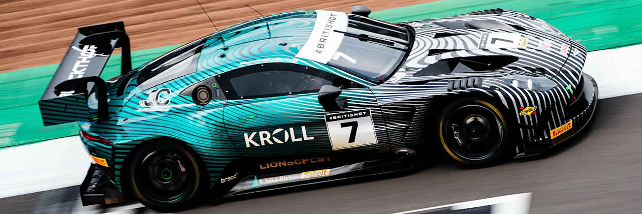 Jonny Adam during the Silverstone 500