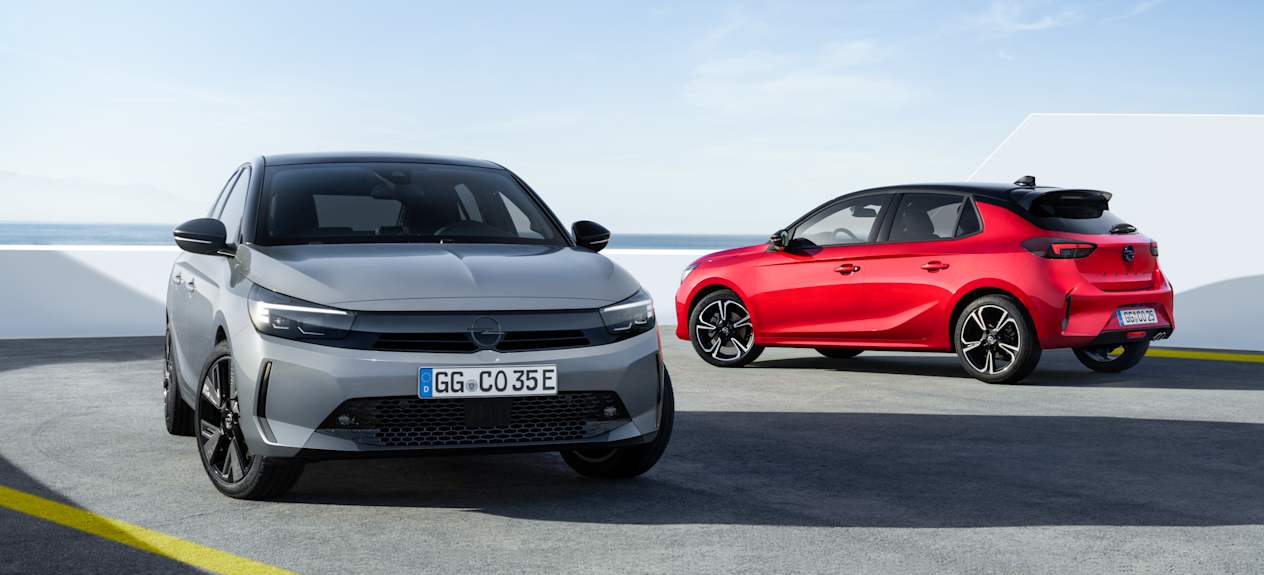 Opel Corsa 2023 : avant et arrière
