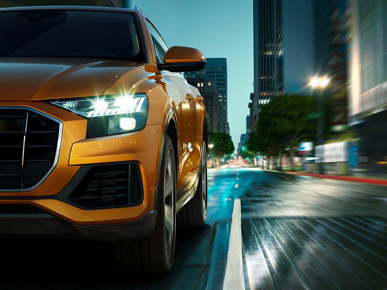 New Audi Q8 on Road