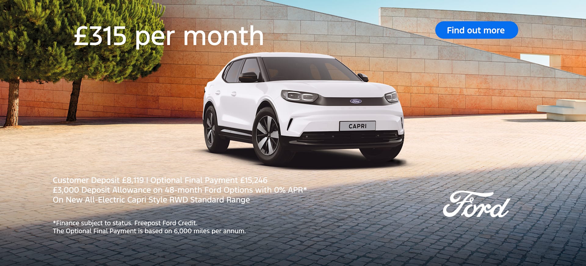 New All-Electric Capri from £315 per month