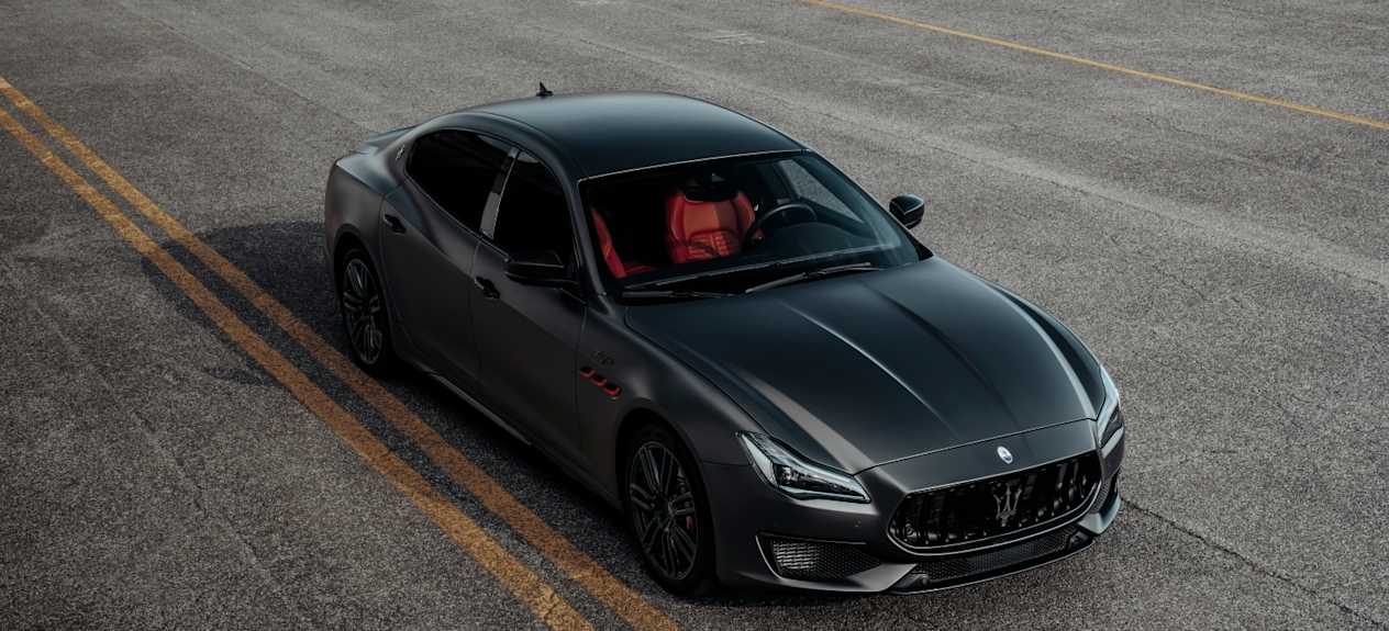 Maserati Quattroporte vue de haut