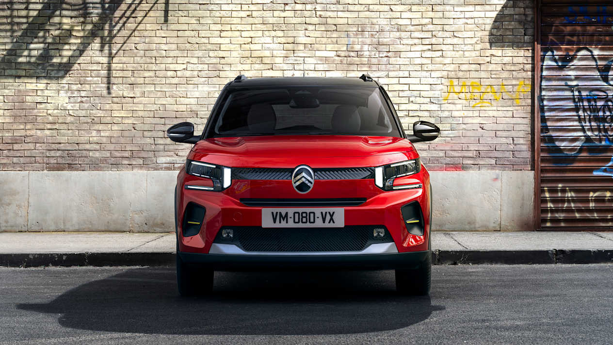 Citroën C3 2024 rouge : face avant statique