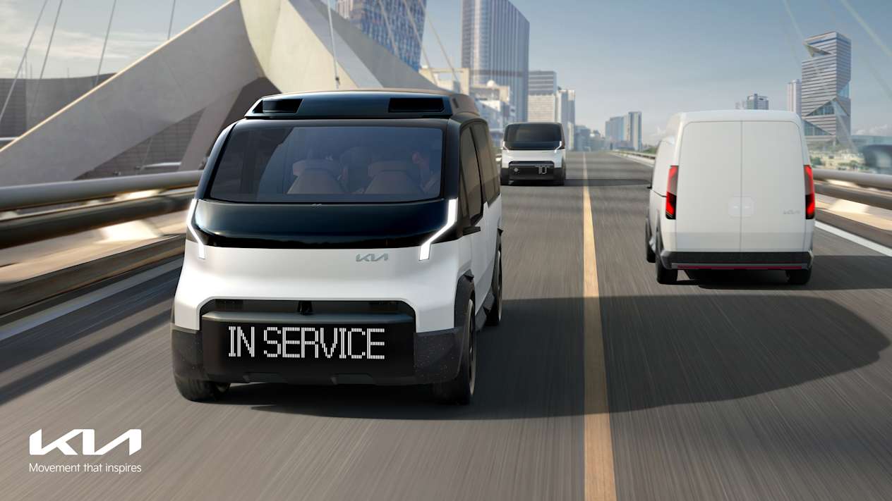 Kia Launches Beyond Vehicle platform models PBV5 external design