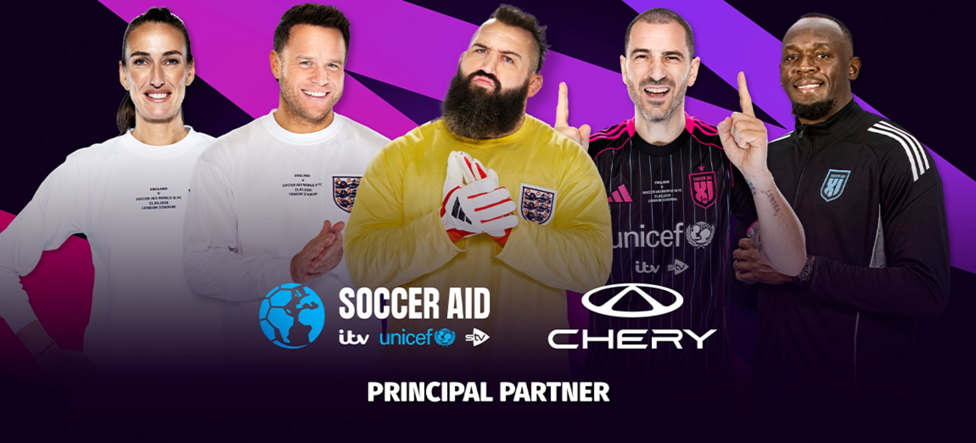 Chery Soccer Aid Banner