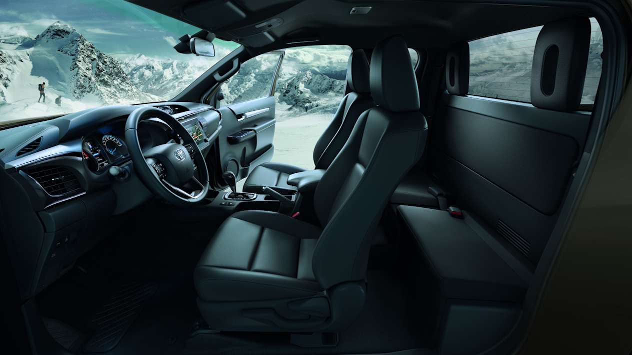 Toyota Hilux 2020 : sièges cabine Xtra Cab