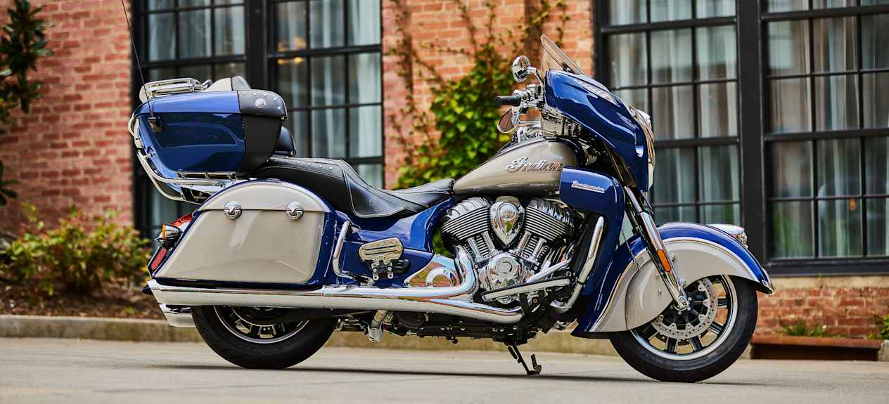 Indian Roadmaster 2024 : profil droit statique