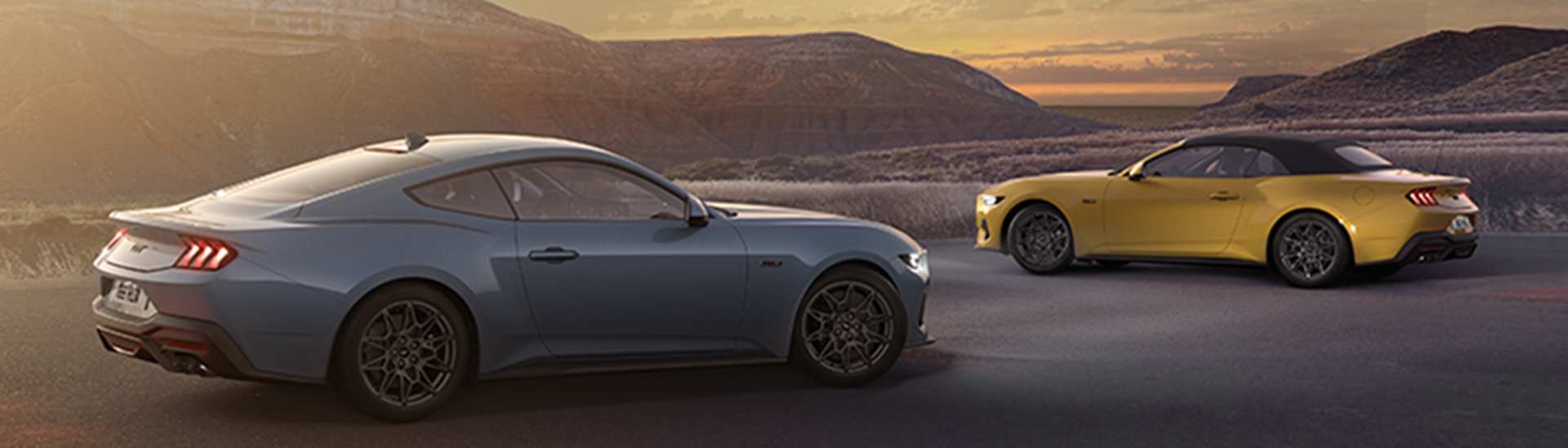 mustang in page banner 