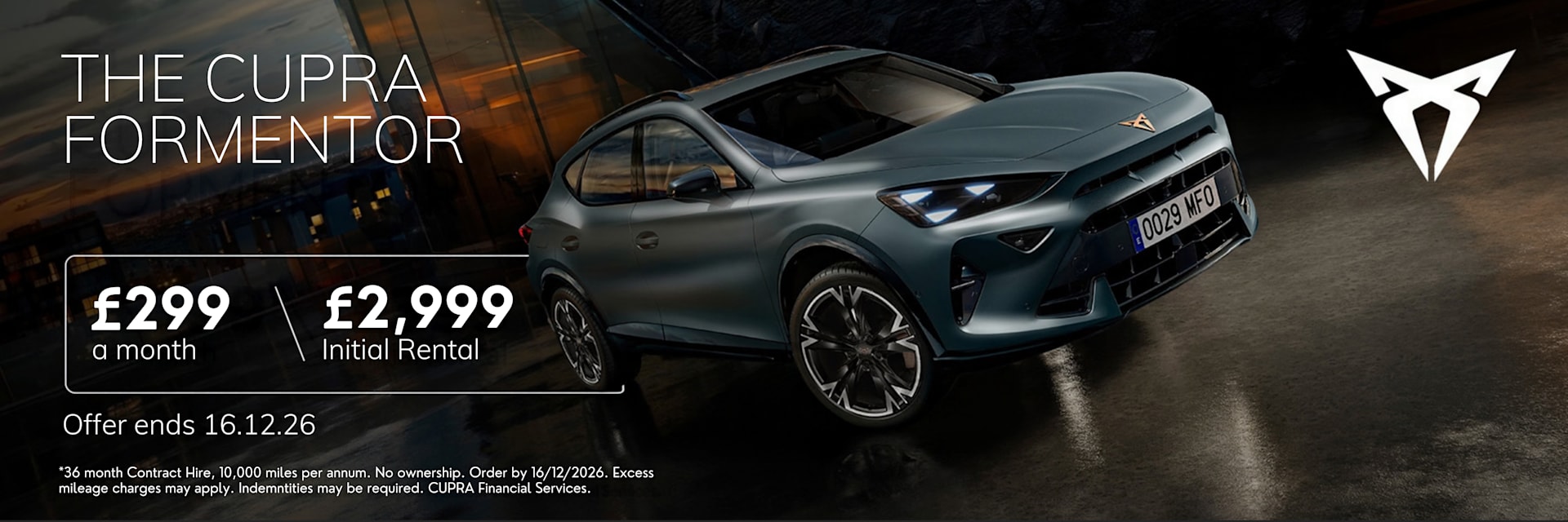 CUPRA FORMENTOR PCH BANNER