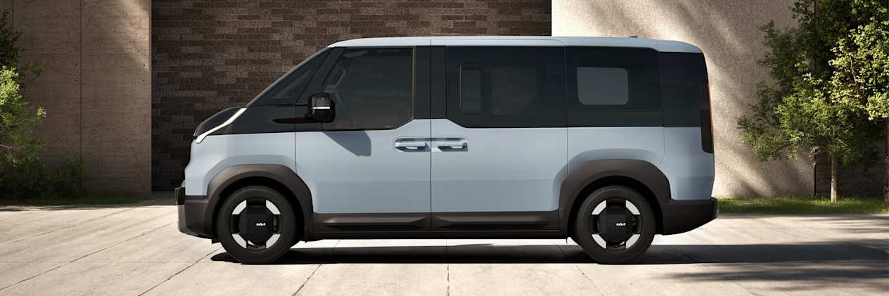 Kia PV5 Passenger 2025 : profil gauche statique