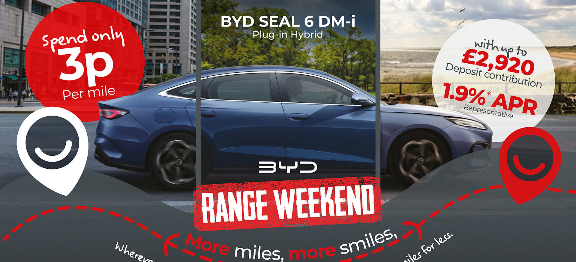BYD RANGE Weekend Banner