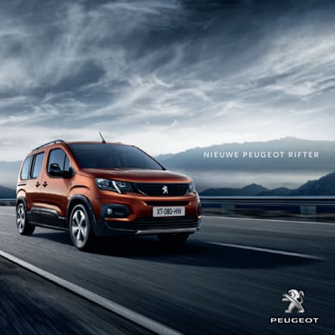 Brochure Peugeot Rifter