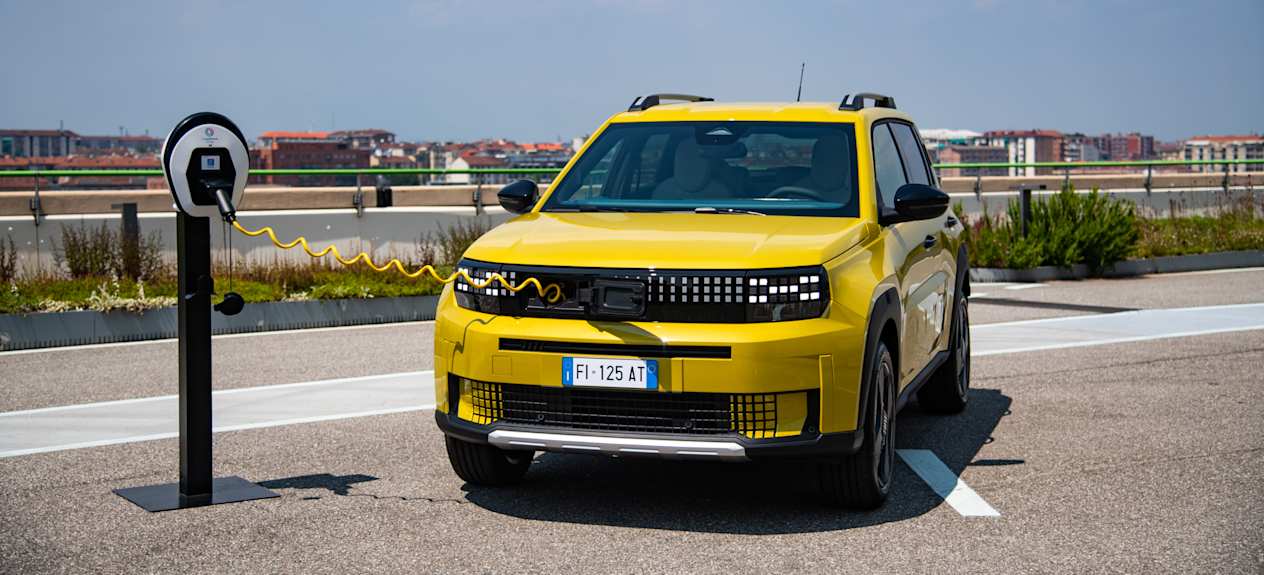 Fiat Grande Panda 2024 : face avant en charge
