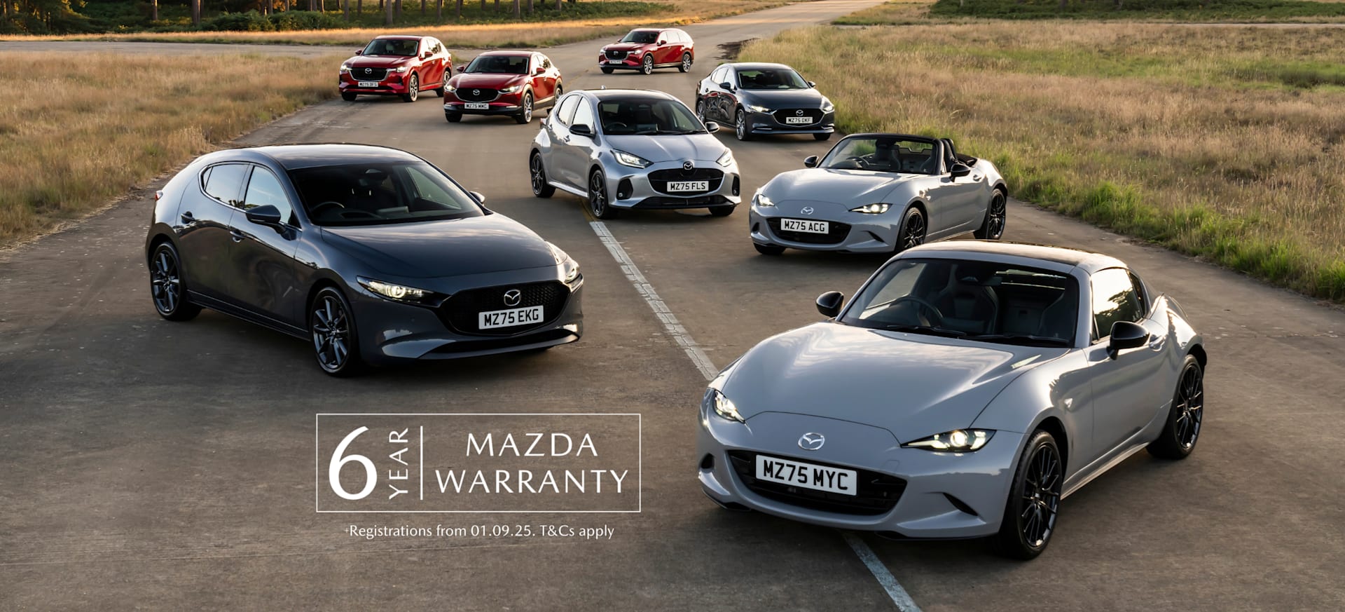 mazda 6 year warranty hero image