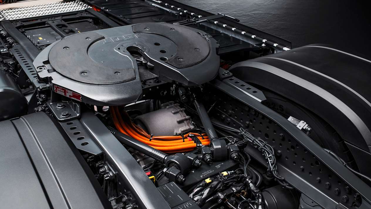 Mercedes eActros 600 : architecture electrique