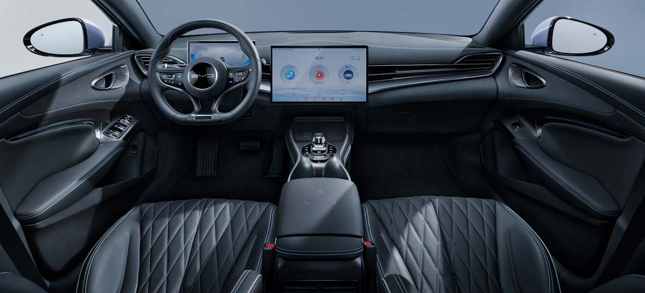 BYD Seal 2023 : intérieur noir