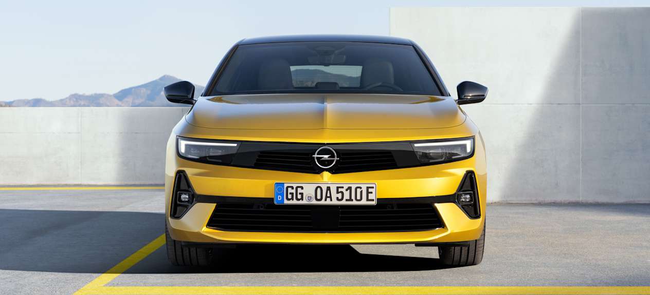 Opel Astra 2022 : face avant statique