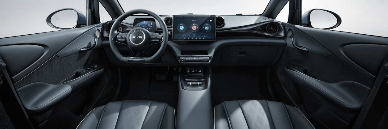 BYD Dolphin 2023 : intérieur Black + Grey