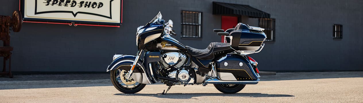 Indian Roadmaster Elite 2025 : profil gauche statique