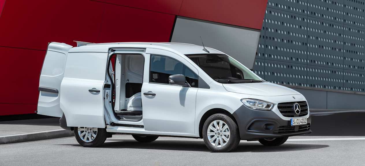Mercedes-Benz Citan 2021 blanc portes ouvertes