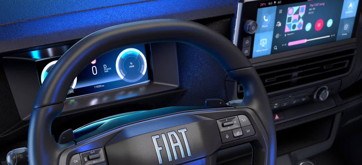 Fiat Scudo 2024 : détail volant