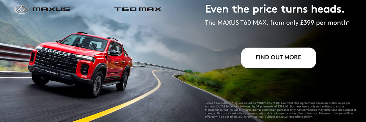 Maxus T60 Max from £399 per Month