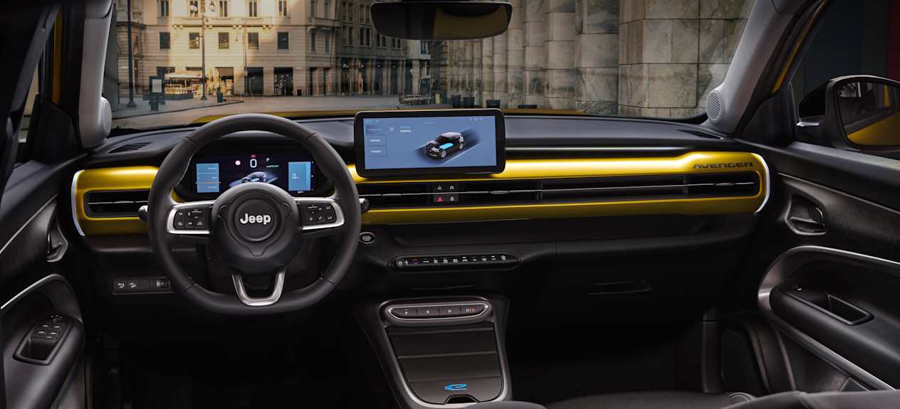 Jeep Avenger 2023 : intérieur et planche de bord