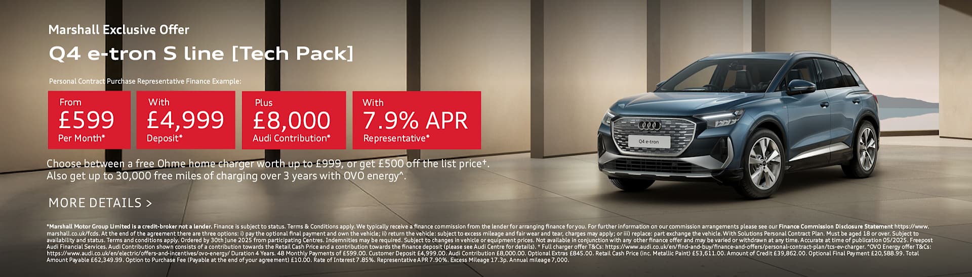 Audi Q4 e-tron Personal Contract Purchase Offer
