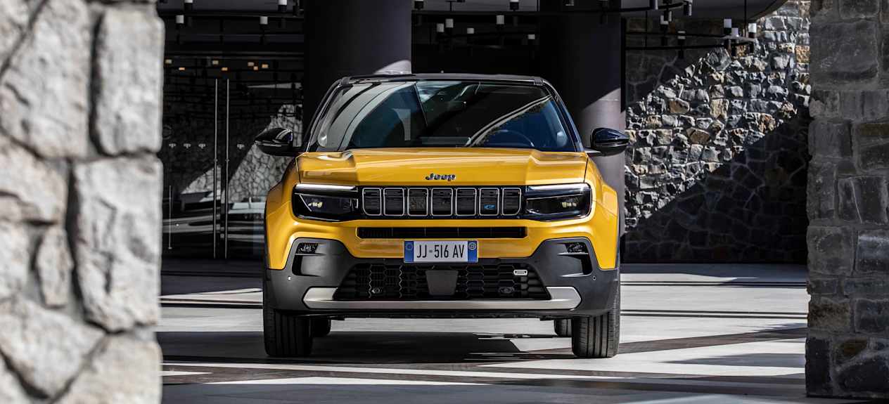 Jeep Avenger 2023 : face avant statique