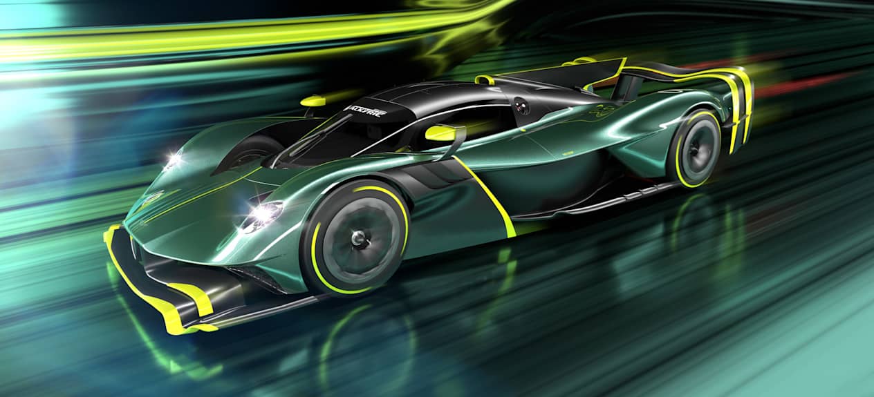 Aston Martin Valkyrie AMR Pro : Trois quart avant