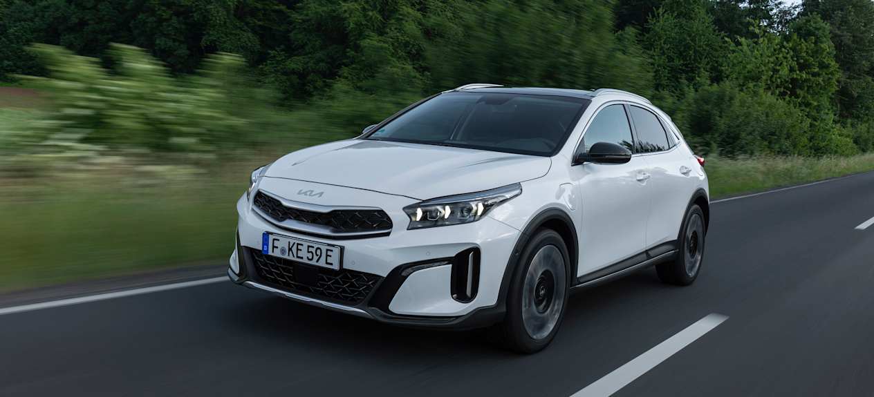 Kia XCeed 2022 PHEV : Trois quart avant gauche
