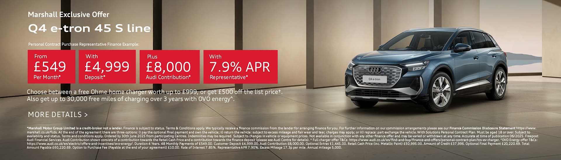 Audi Q4 e-tron Personal Contract Purchase Offer