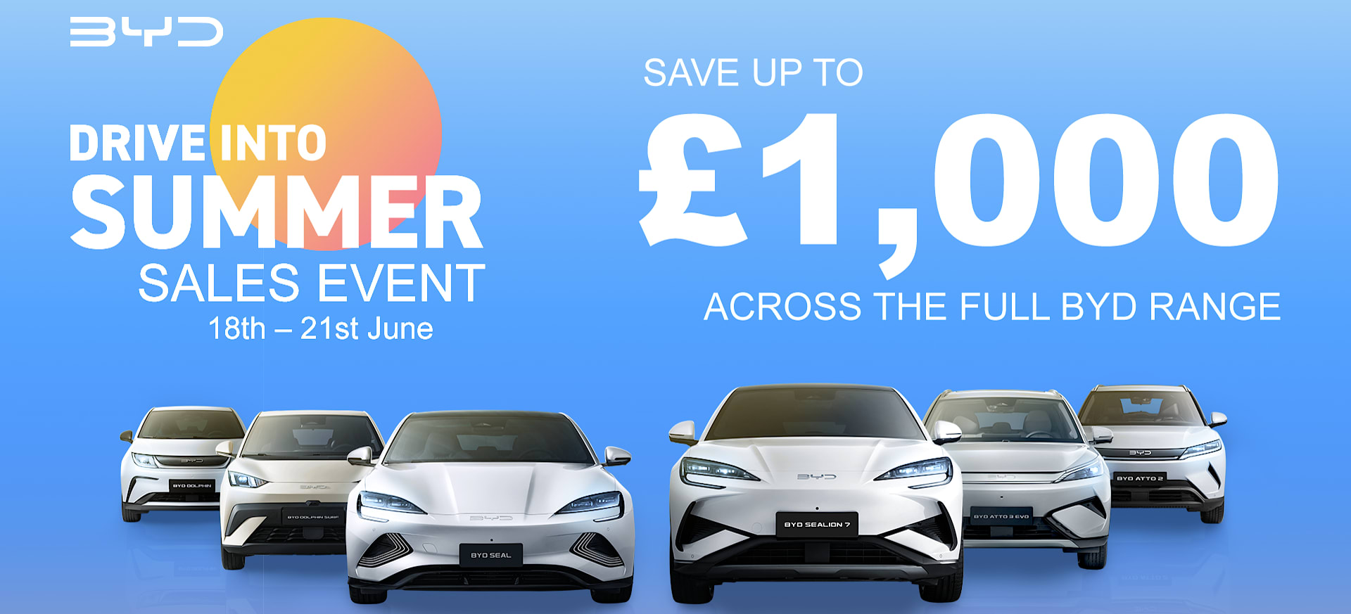 Drive Into Summer Sales Event