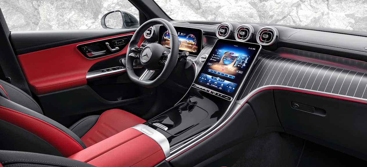 Mercedes-Benz GLC 2022 : Intérieur depuis siège passager