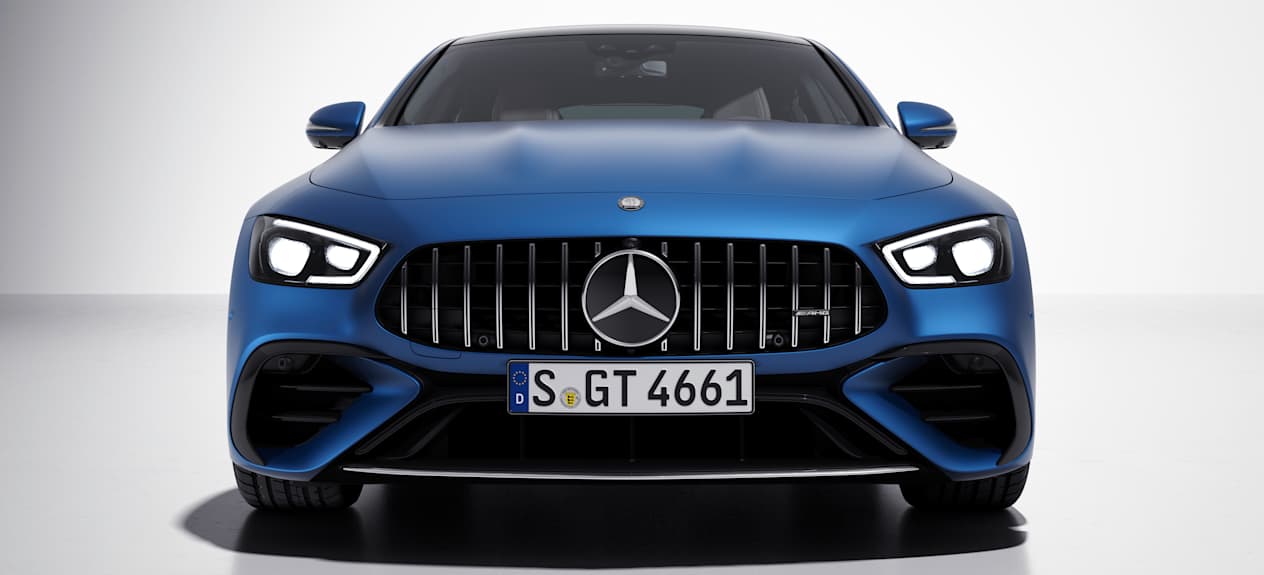 Mercedes AMG GT coupé 4 portes face avant