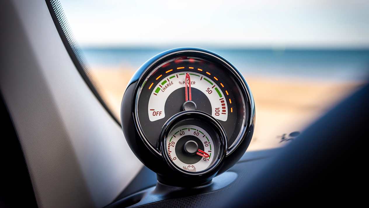 Smart forfour jauge batterie