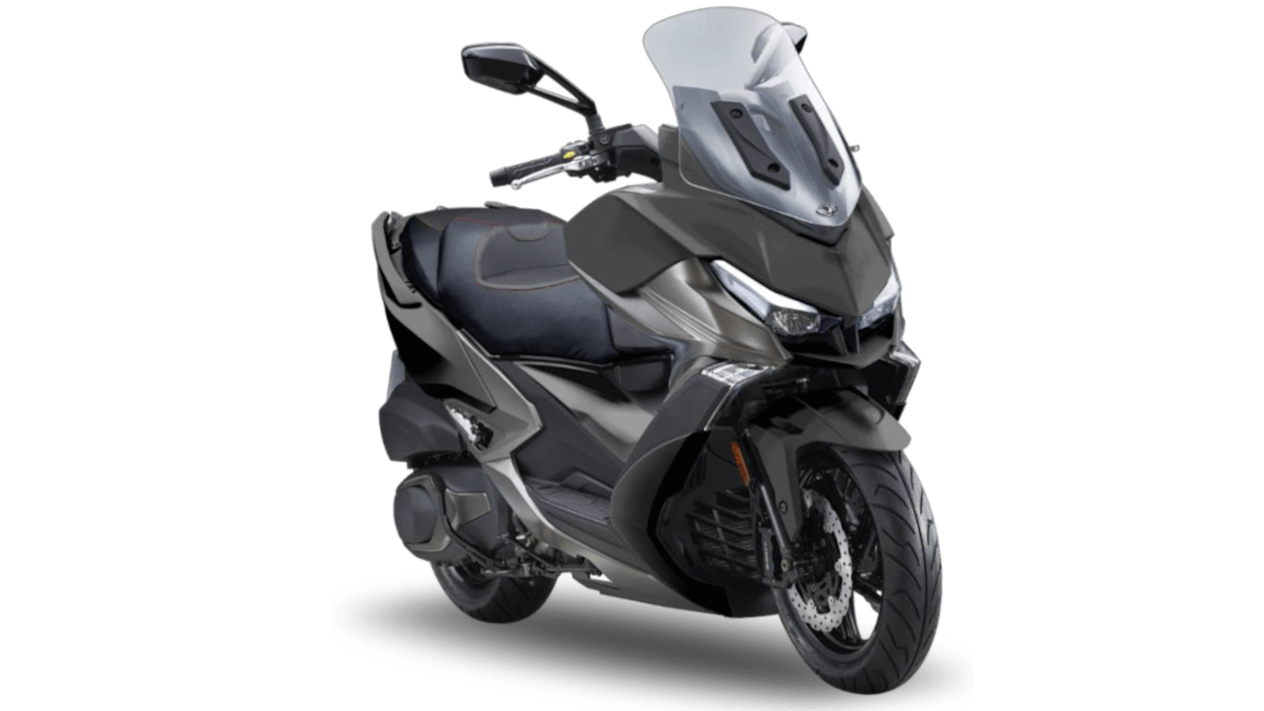 Kymco Xciting VS 400 2024  : trois quarts avant
