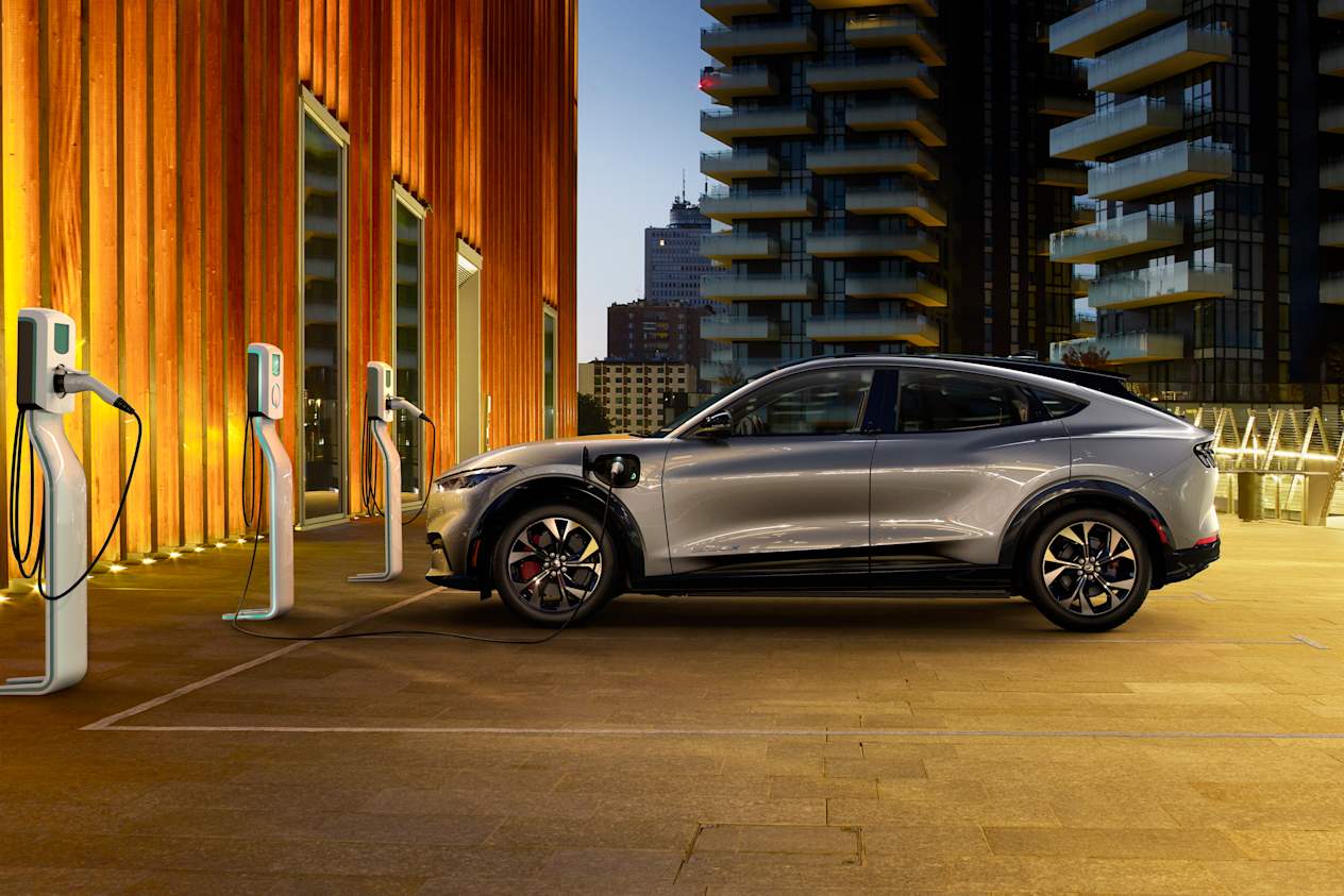Image of a Ford Mustang Mach-E Charging