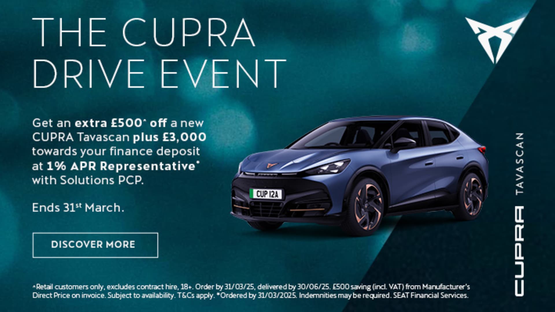 CUPRA Tavascan PCP Offer