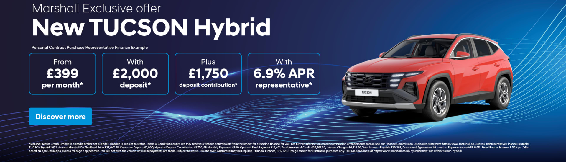 Hyundai TUCSON Hybrid Personal Contract Purchase Exclusive Offer