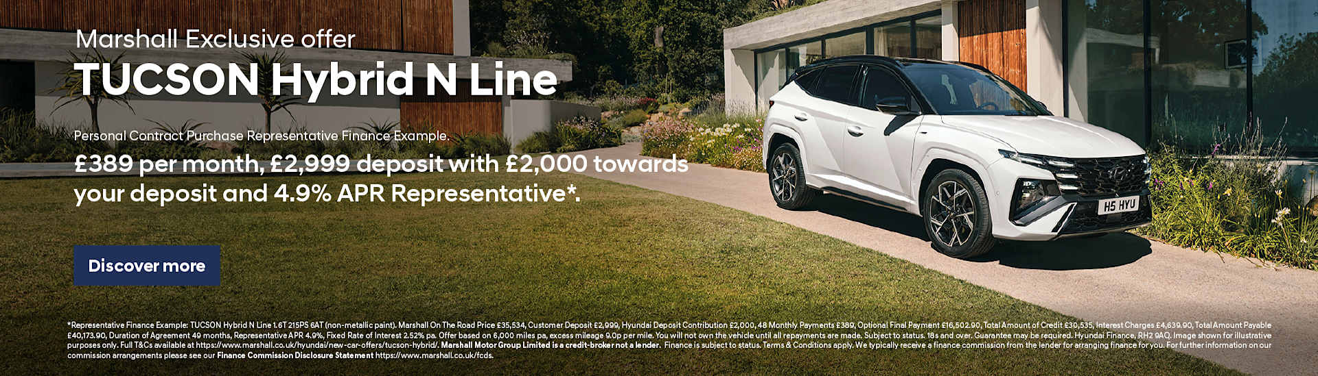 Hyundai TUCSON Hybrid Personal Contract Purchase Offer