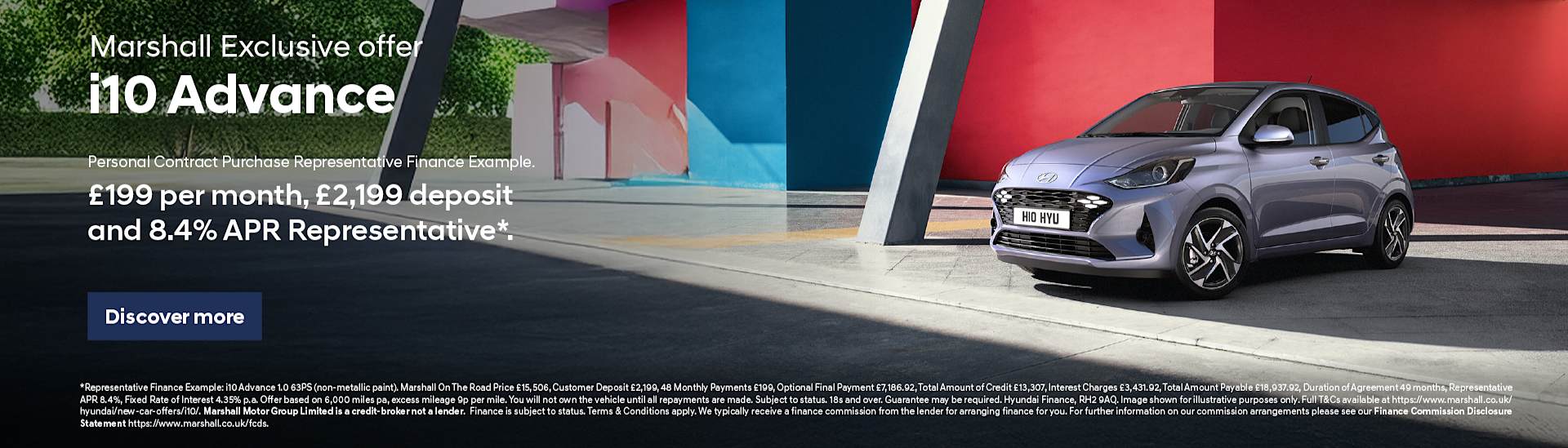 Hyundai i10 Personal Contract Purchase Offer