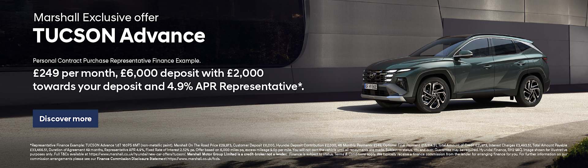 Hyundai TUCSON Personal Contract Purchase Offer
