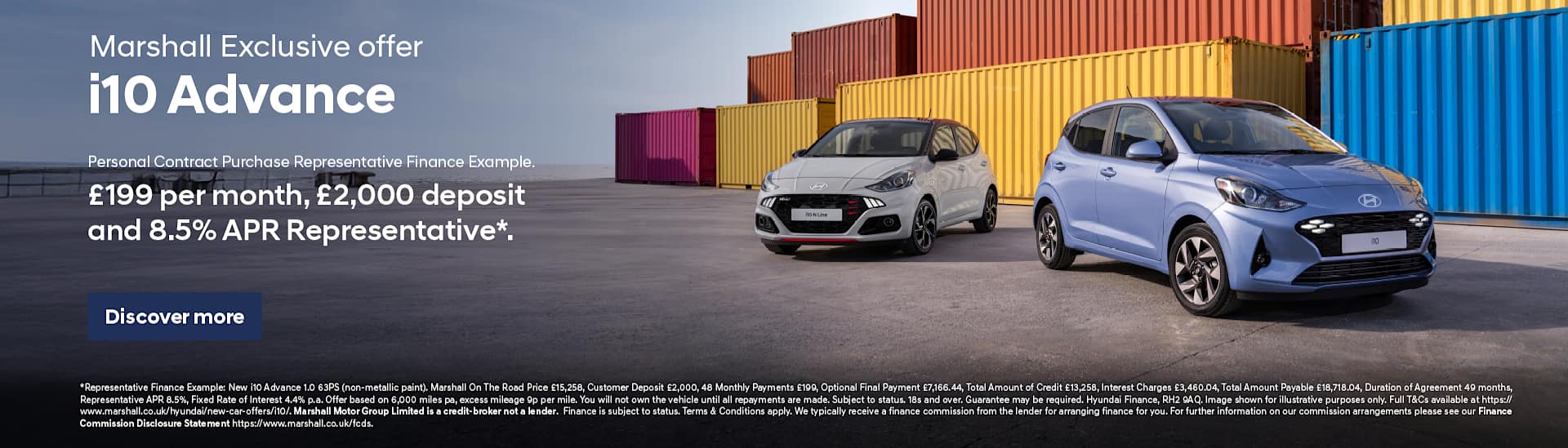 Hyundai i10 Personal Contract Purchase Offer