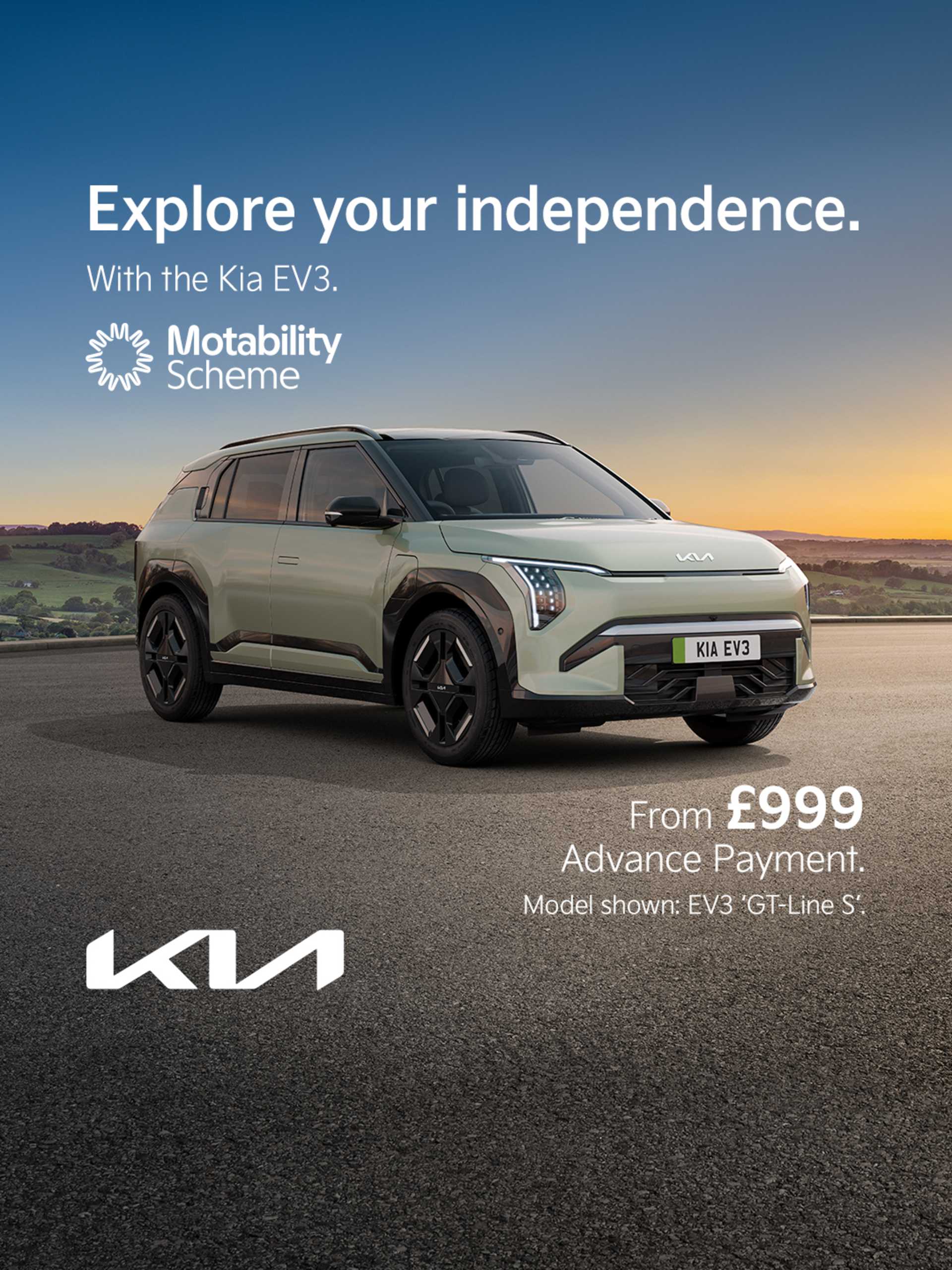 Kia EV3 Motab offers