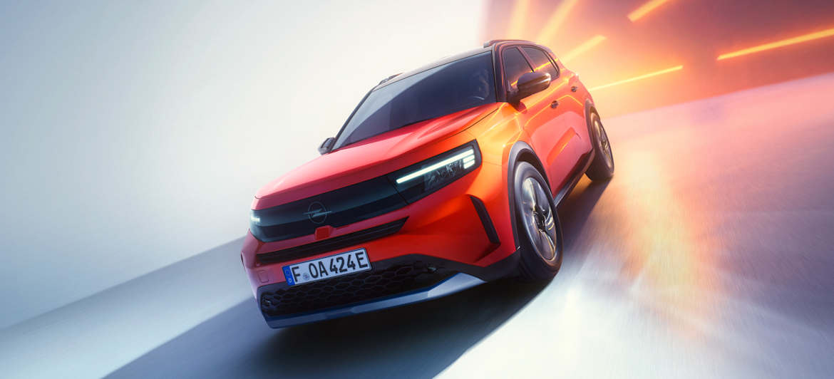 Opel Frontera 2024 : trois quarts avant gauche
