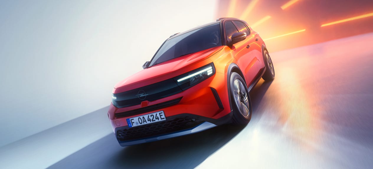 Opel Frontera 2024 : trois quarts avant gauche