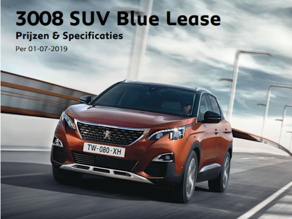 Prijslijst Peugeot 3008 SUV Blue Lease