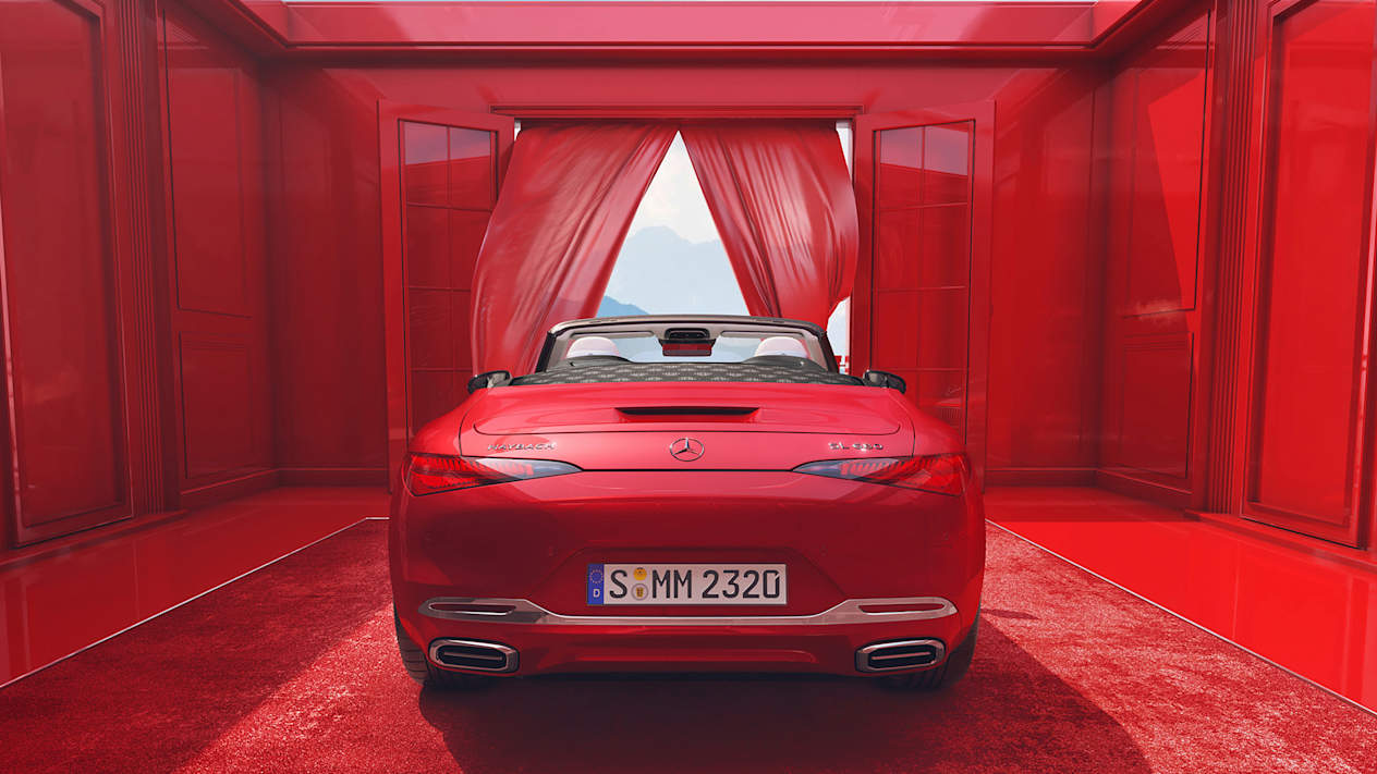 Mercedes Maybach SL face arrière