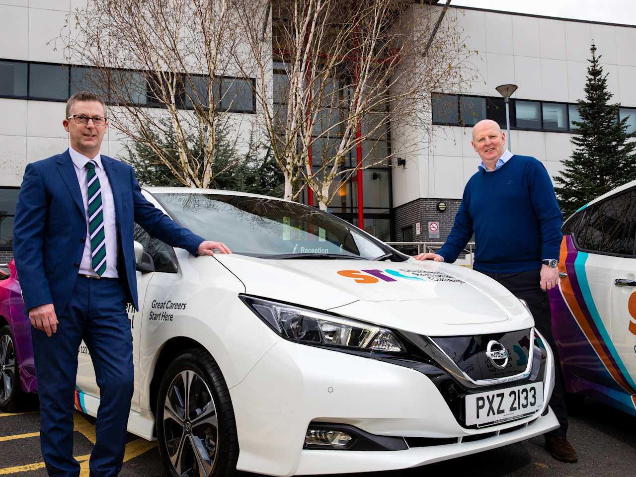 Shelbourne Motors supplies local College with a trio of Nissan LEAFs